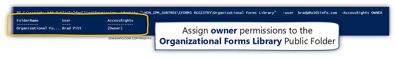 Phase 2 - Assign the required permissions to Organizational Forms Library Public Folder -02