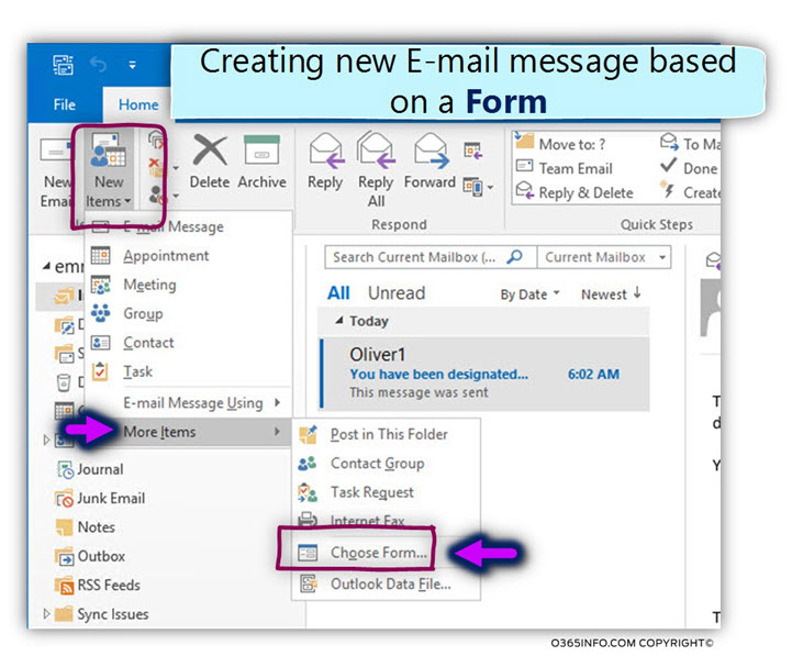 Using the form as E-mail template -01