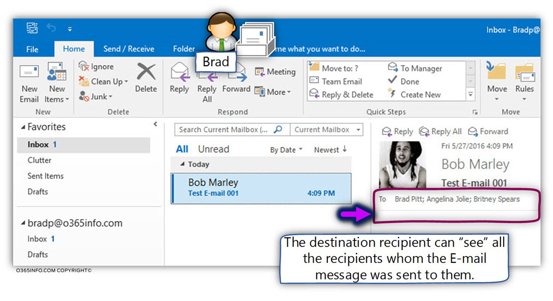 Send E-mail message using BCC - Prevent reply to All -02