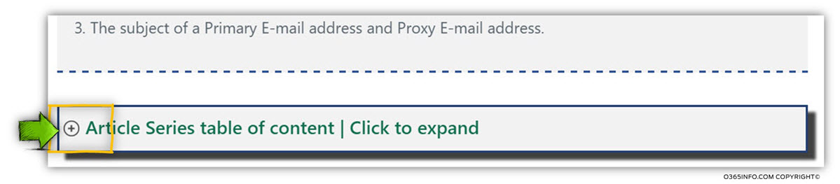 Manage E-mail address using PowerShell – the table of content