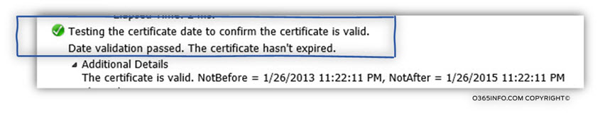 Step 6 of 9 - Testing the SSL certificate to make sure it's valid -04
