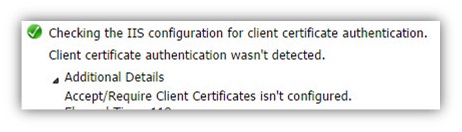 Step 21 of 30- Checking the IIS configuration for client certificate authentication-02