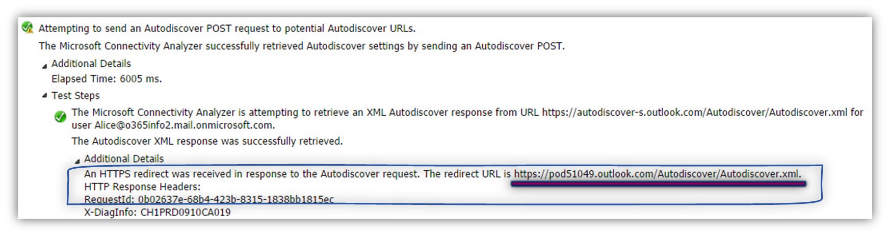 Step 23 of 30- Attempting to send an Autodiscover POST request to autodiscover-s.outlook.com-02