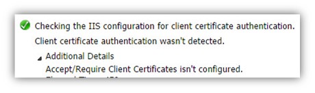 Step 28 of 30- Checking the IIS configuration for client certificate authentication-02