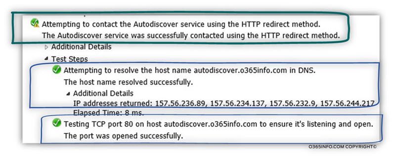 Step 5 of 20 - Attempting to contact the Autodiscover service using the HTTP redirect method-02