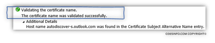 Step 10 of 20 - Testing the autodiscover-s.outlook.com SSL certificate to make sure it's valid-02