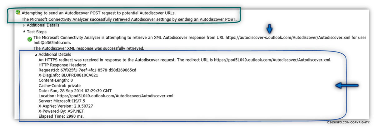 Step 13 of 20 - Attempting to send an Autodiscover POST request to autodiscover-s.outlook.com-02