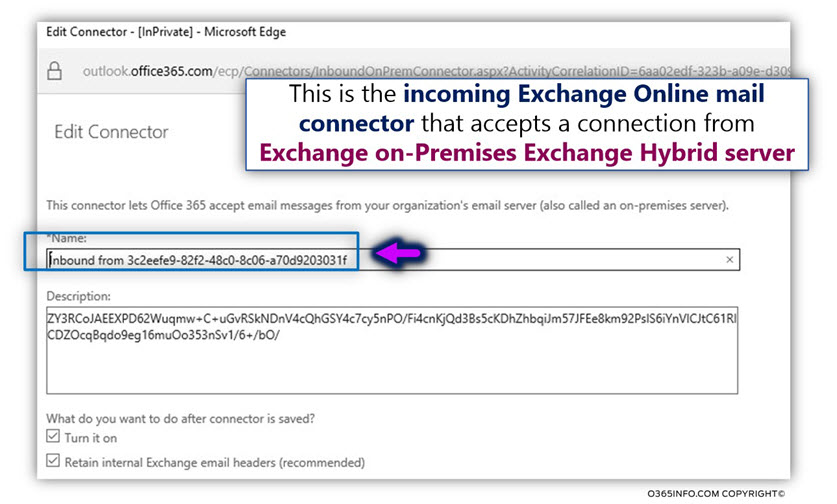 Verifing the information about incoming mail flow Exchange on-Premises Hybrid environment -02