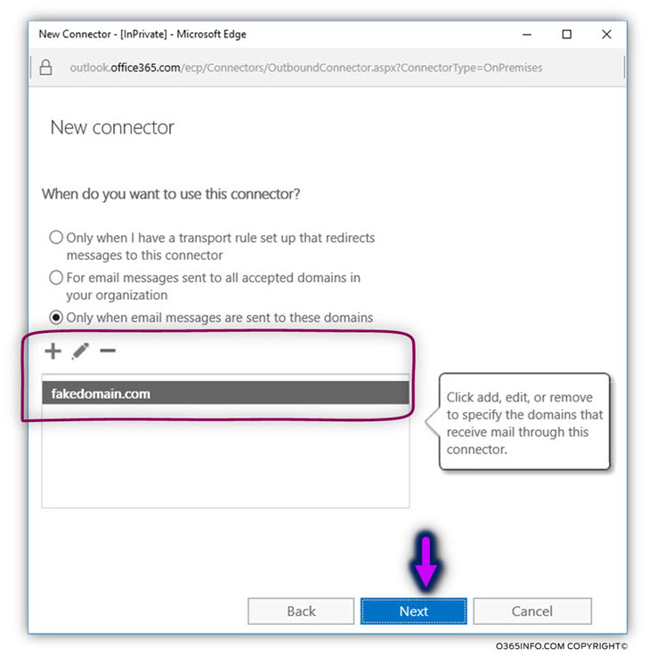 Configure Exchange Online to forward E-mail to on-Premises FAX - 08
