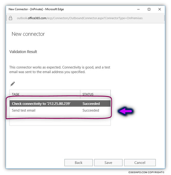 Configure Exchange Online to forward E-mail to on-Premises FAX - 18