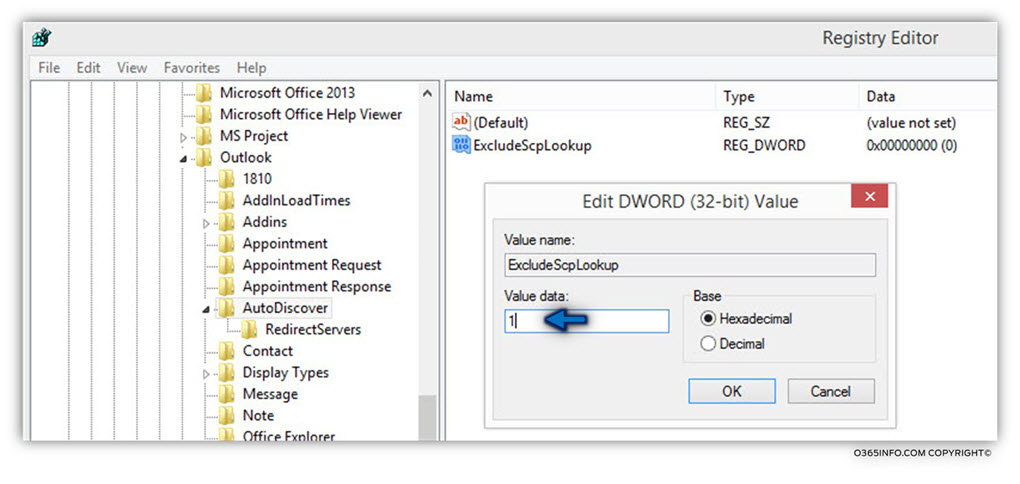 Edit the registry add the value of ExcludeScpLookup 04