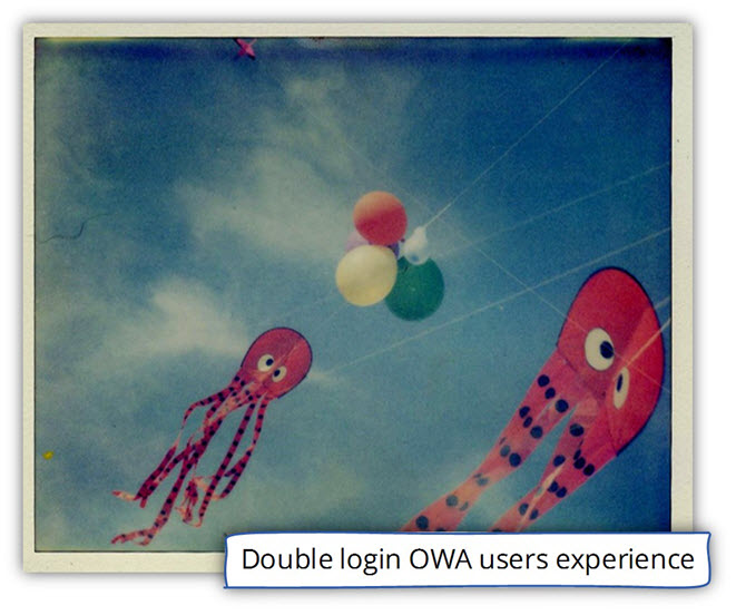 Double login OWA users experience