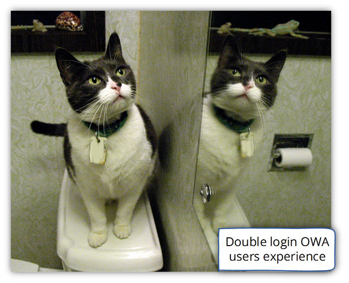 double login OWA users experience