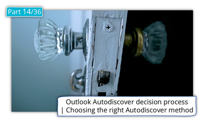 Outlook Autodiscover decision process - Choosing the right Autodiscover method - Part 14 of 36-S