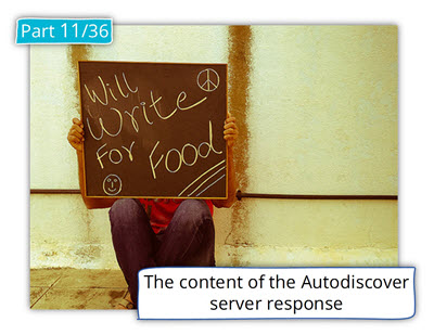 The content of the Autodiscover server response - Part 11 of 36-S