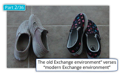 The old Exchange environment verses modern Exchange environment - Part 02 of 36-s