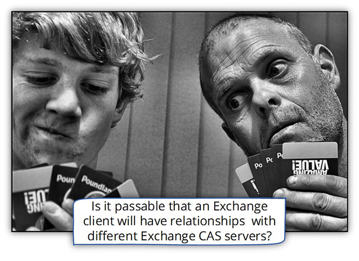 No loyalty to a specific Exchange CAS server