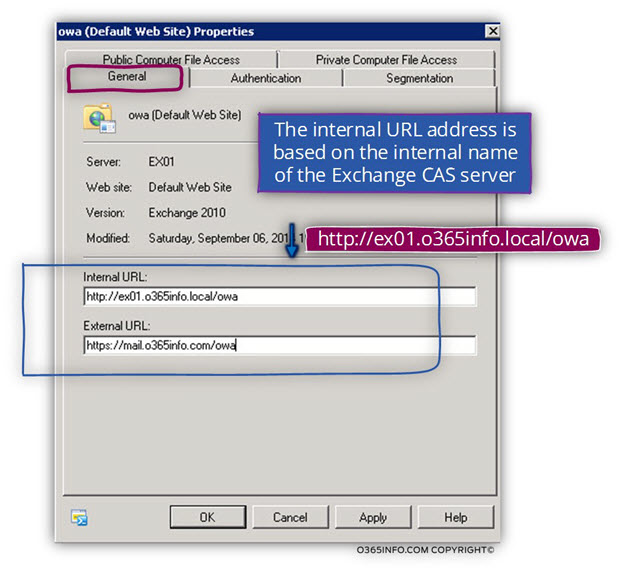 Exchange OWA internal and external URL address 01