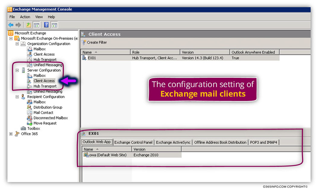 Exchange server and the authentication requirements from Exchange clients -01