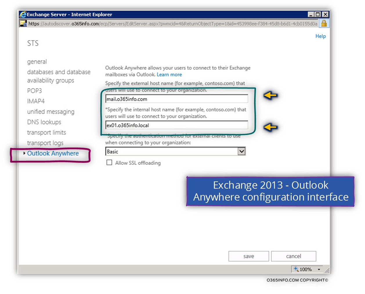 Exchange 2013 WEB interface for managing Outlook Anywhere RPC over HTTPS services-04