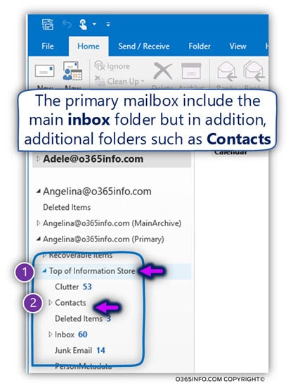 View the content a PST file – exported mailbox structure -03-min