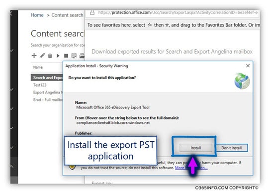 Installing the PST export application on the local host -02-min