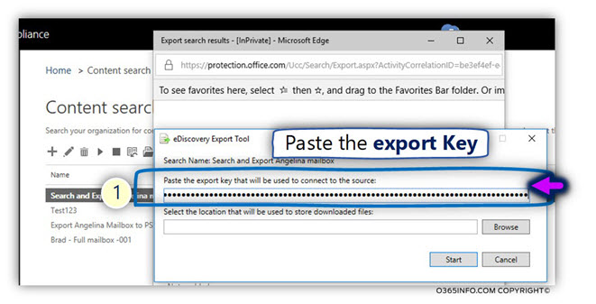 Saving the exported PST file to local folder -02