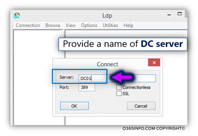 Restore a deleted Active Directory user object using Ldp.exe - 05