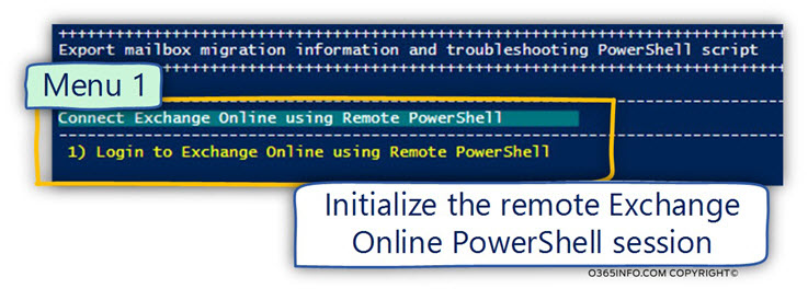 Login to Exchange Online using Remote PowerShell -01