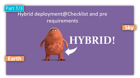 Hybrid deployment in Office 365 | Checklist and pre requirements | Part 1/3