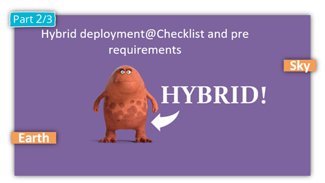 Hybrid deployment in Office 365 | Checklist and pre requirements | Part 2/3