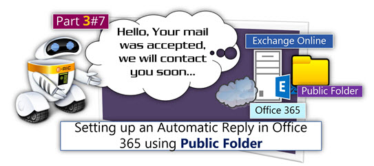 Setting up an Automatic Reply in Office 365 using Public Folder | Part 3#7