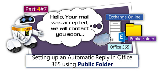 Setting up an Automatic Reply in Office 365 using Public Folder | Part 4#7