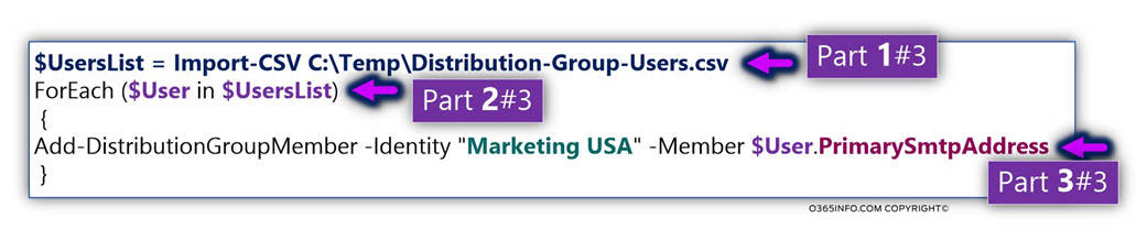 Using a CSV file as a source of information for Distribution Group members -04