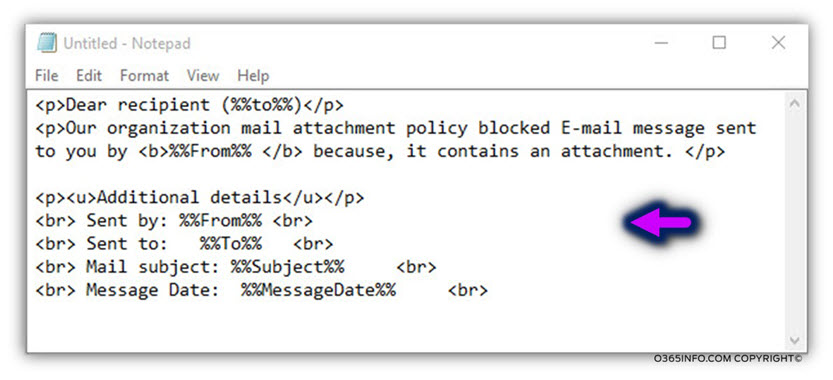Block E-mail with password protected attachment and notify sender and recipient -11