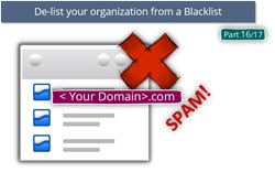 De-list your organization from a blacklist | My E-mail appears as spam | Part 16#17