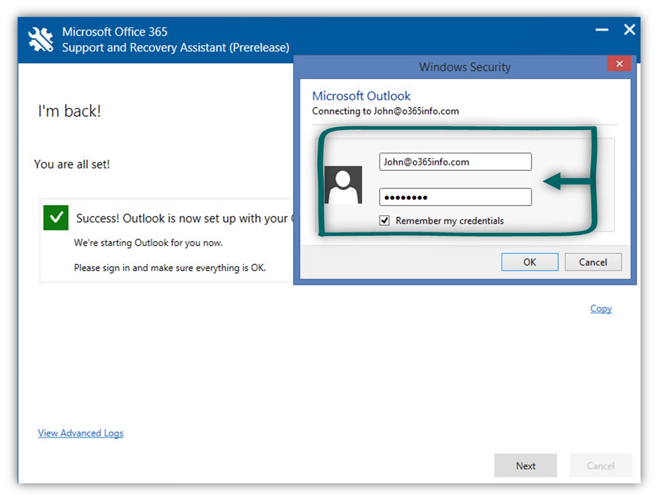 using the  Office 365 Support and Recovery Assistant-07.jpg