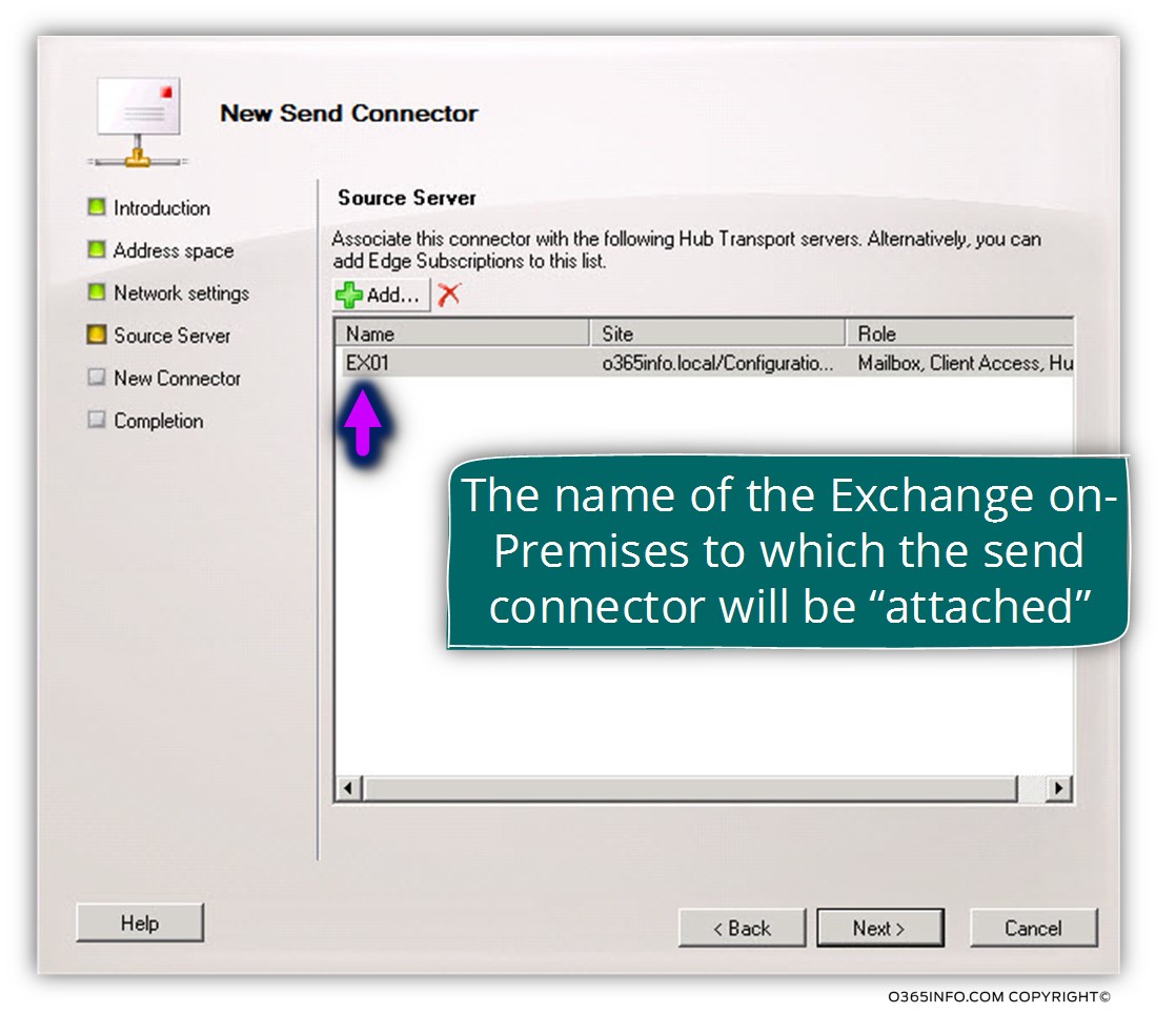 Creating the required configuration for force TLS - Exchange on-Premises – send connector -05