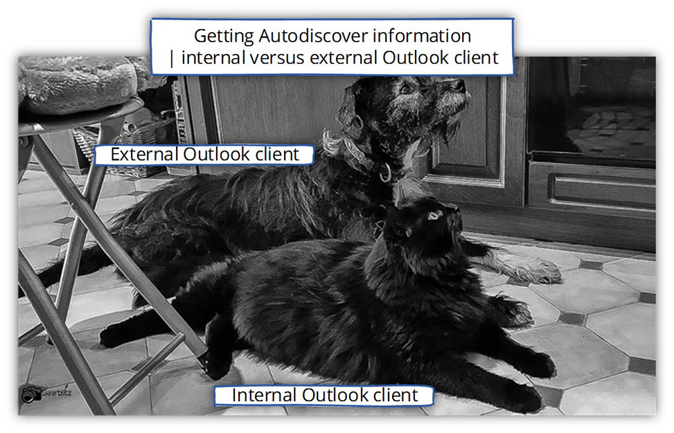 Getting Autodiscover information - internal versus external Outlook client