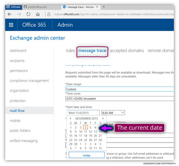 Performing an Extended Message Trace in Office 365 -03