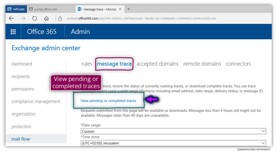 Performing an Extended Message Trace in Office 365 -10