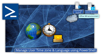 Manage User Time zone and Language using PowerShell