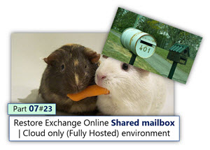Restore Exchange Online Shared mailbox | Cloud only (Fully Hosted) environment | Part 7#23