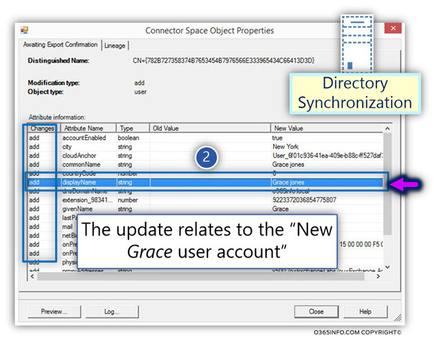 Verifying the Restore of the User account On-Premise Active Directory DirSync -02