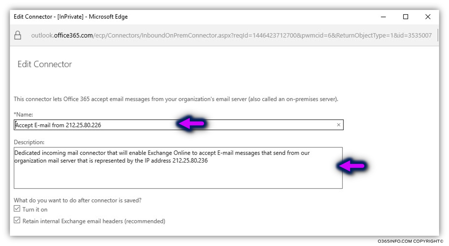 How to send E-mail to Exchange Online using SMTP protocol -03