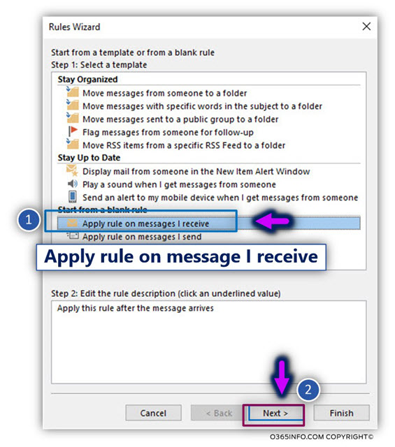 Configuring Automatic Reply by using Shared mailbox and inbox rule -03