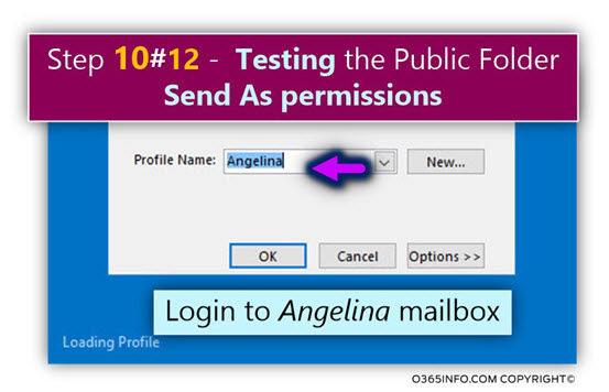 Testing the Public Folder Send As permissions -01
