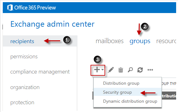 Using distribution group and assign “Send as permissions” -01