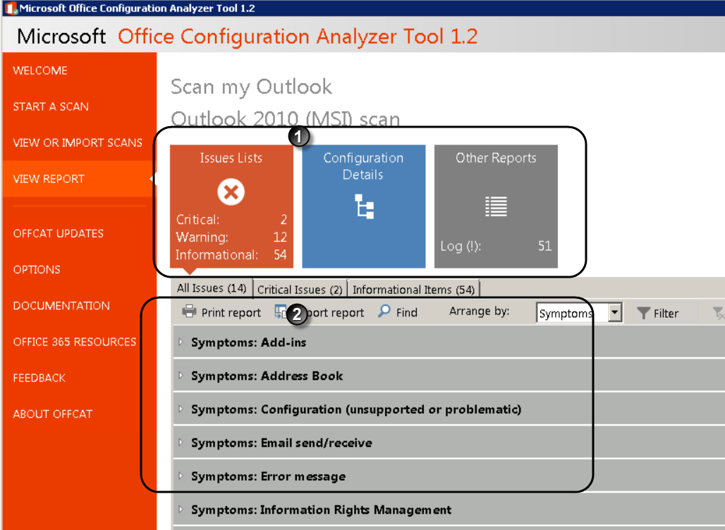 microsoft office configuration analyzer tool
