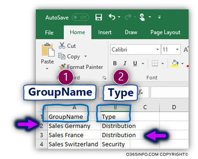 Creating Distribution Groups by importing information from a CSV File